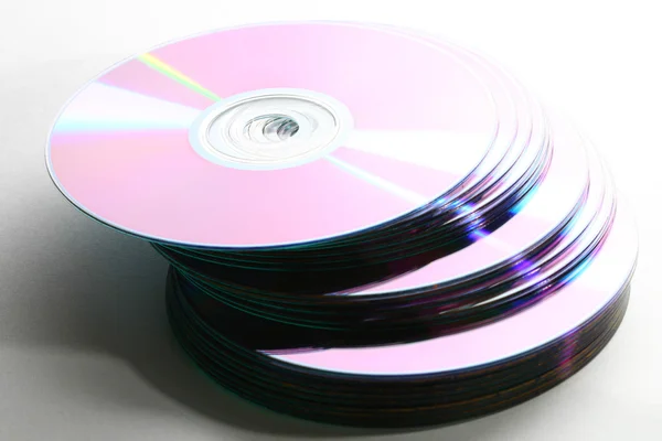 Izolované cd disk — Stock fotografie