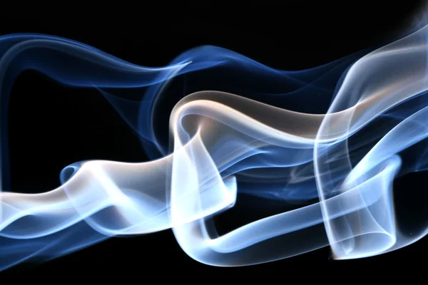 Blå røyk – stockfoto