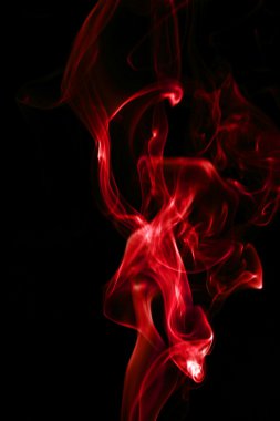 Red smoke clipart