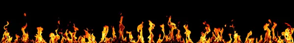 Oheň panorama — Stock fotografie