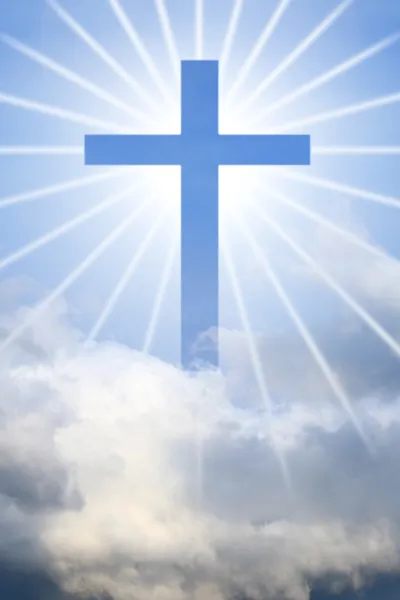 Sky god cross — Stock Photo, Image