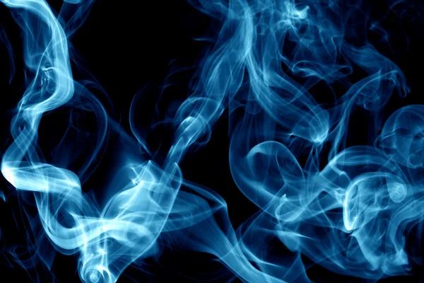 Fumaça azul — Fotografia de Stock