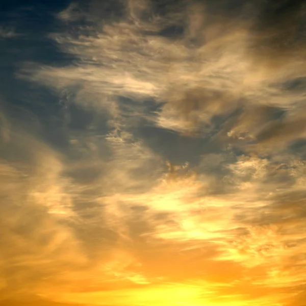 Ηλιοβασίλεμα ουρανό — Φωτογραφία Αρχείου