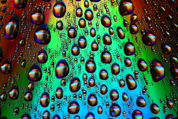 Gotas de agua multicolores —  Fotos de Stock
