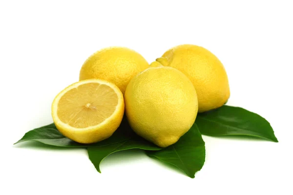 Lemons on white — Stock Photo, Image