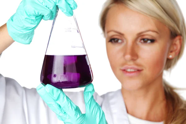 Eksperyment chemiczny — Zdjęcie stockowe