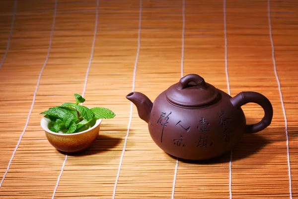 Мятный чай — стоковое фото
