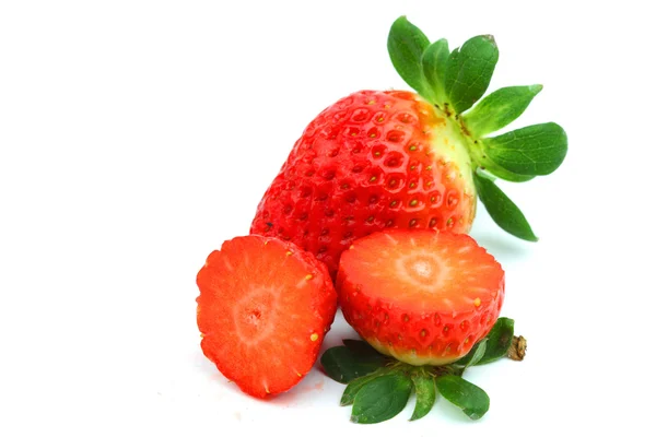 Strawberry pile isolated — Stock Photo, Image