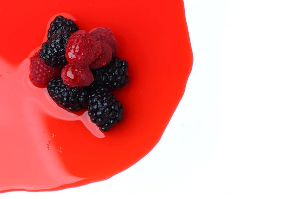 stock image Berry mixed pile in syrup