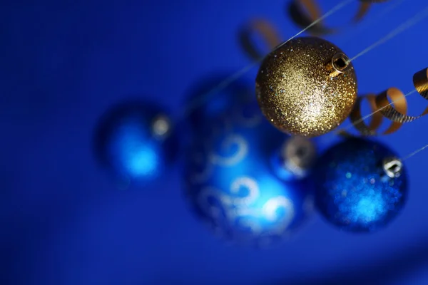 stock image Blue christmas ball