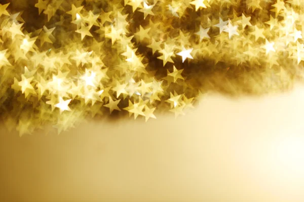 Золотая звезда боке фон — стоковое фото