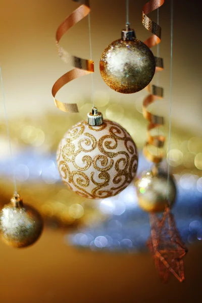 Navidad dorada — Foto de Stock