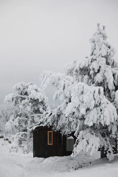 Winterhäuser — Stockfoto