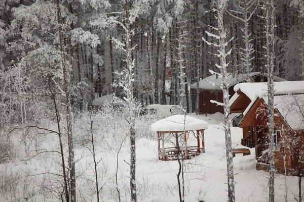 Vinter hus — Stockfoto