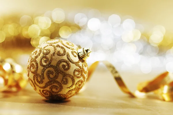 Gyllene julkort — Stockfoto