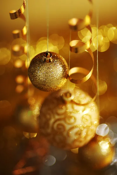 Золотое Рождество — стоковое фото