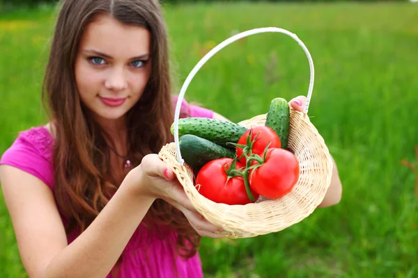 Tomar verduras — Foto de Stock