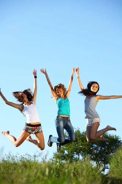 Fun girlfriends — Stock Photo, Image