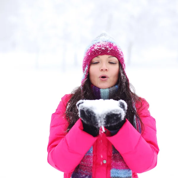 Winter meisje — Stockfoto