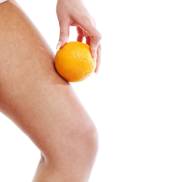 脚のオレンジ — ストック写真