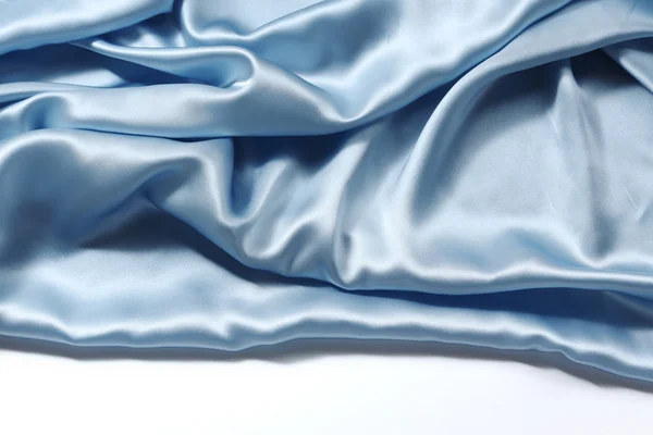 Blue silk background — Stock Photo, Image