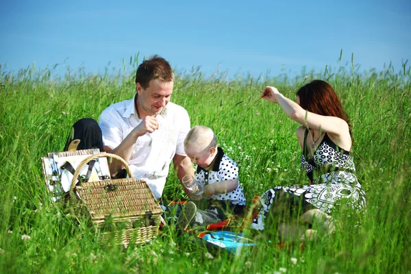 Rodinný piknik — Stock fotografie