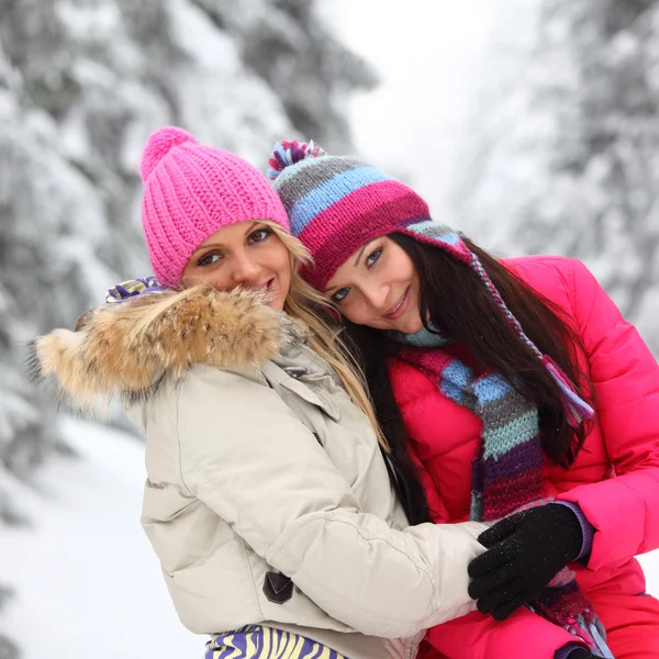Kış kadınlar — Stok fotoğraf