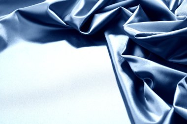 Blue satin clipart