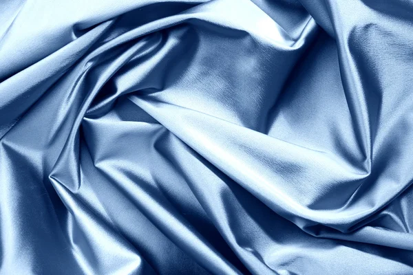 Blue satin — Stock Photo, Image