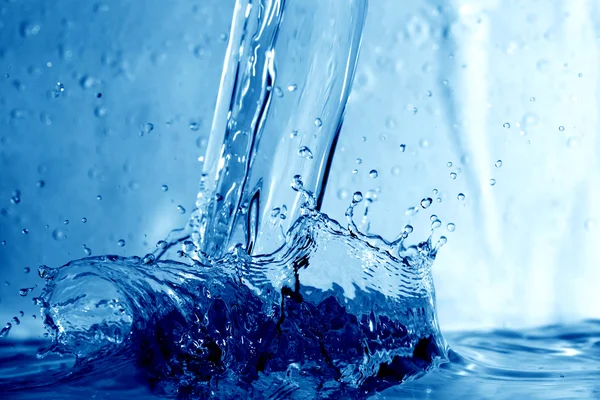 Water nat splash — Stockfoto