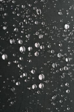 Waterdrops on gray surface clipart