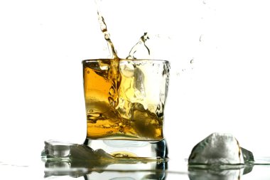 Whisky splash clipart