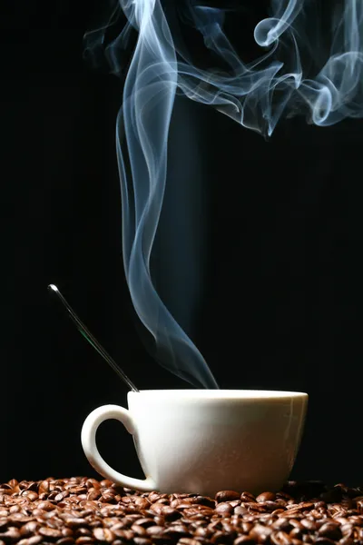 Café caliente por la mañana — Foto de Stock