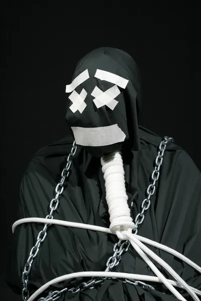 黒 mime の連鎖 — ストック写真