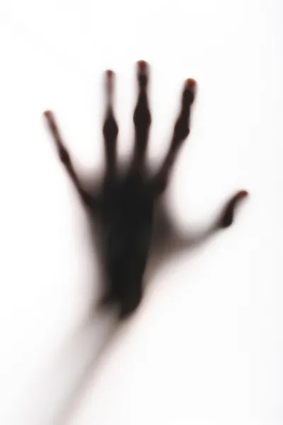 Mão assustadora embaçada — Fotografia de Stock