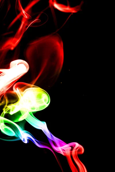 stock image Multicolored smoke