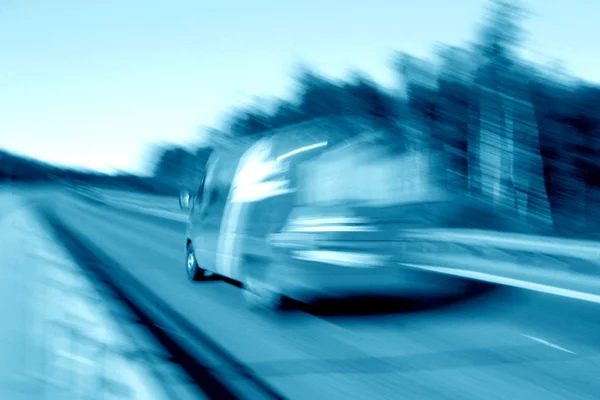 Velocidade de transporte carro — Fotografia de Stock