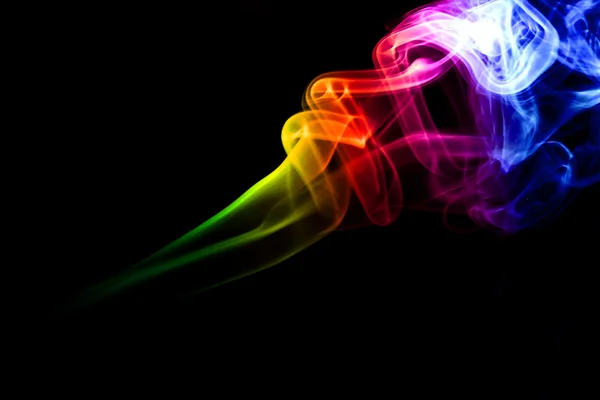 Fumo colorato Immagine Stock