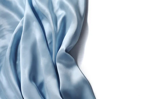 Blue silk background — Stock Photo, Image