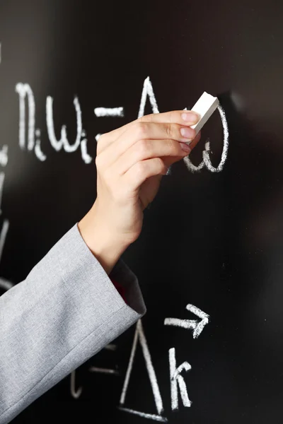 Teacher draw — Stock Photo, Image