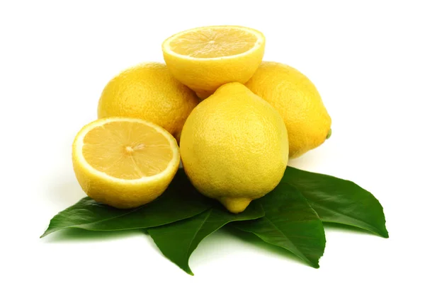 Lemons on white — Stock Photo, Image