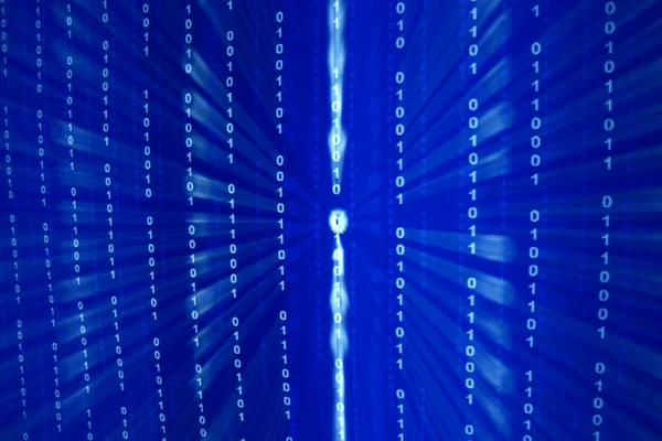 Espaço de dados azul — Fotografia de Stock