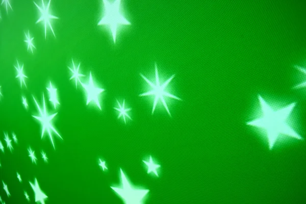 Fond d'étoile vert — Photo