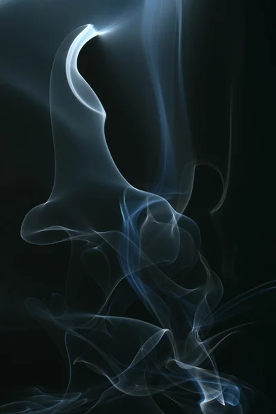 Fumaça azul — Fotografia de Stock