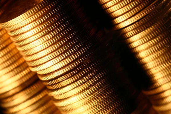 Golden coins Stock Image