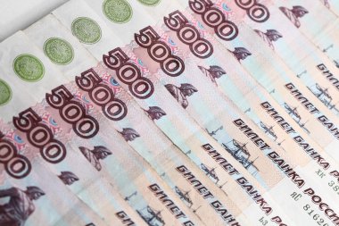 500 rubles clipart