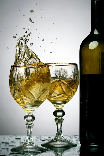 Вино сплеск — стокове фото