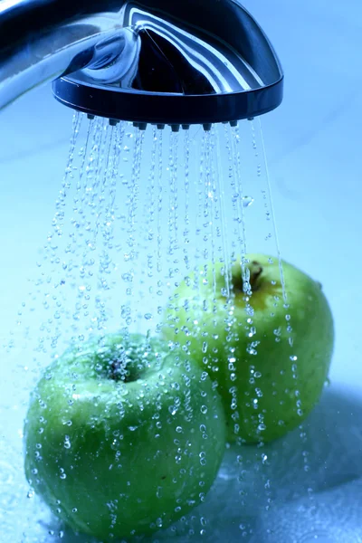 苹果洗 — 图库照片