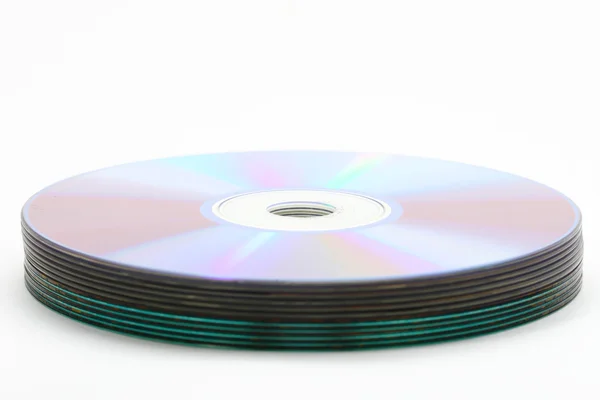 화이트 cd — 스톡 사진