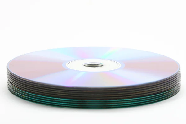 CD op wit — Stockfoto